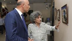 Afrin şehitleri için resim sergisi