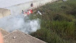 Polisten kaçan şüpheli gaz bombasıyla yakalandı