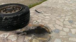 Tırdan fırlayan teker can aldı