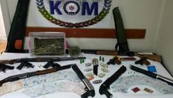 Kütahya'da suç örgütüne baskın: 13 gözaltı
