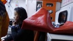 Genç kız sinir krizi geçirdi evi yaktı