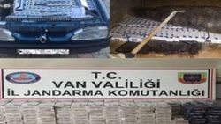 Van'da kaçak sigara operasyonu