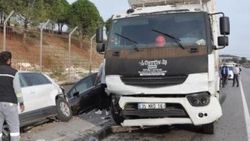 İzmir'de kamyon, 7 araca çarptı