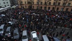 Rusya'da seçim protestosu