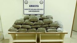 Amasya'da 21 kilo uyuşturucu ele geçti