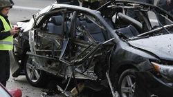 Kiev'de otomobil patladı