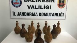 Balıkesir'de 1 milyon liralık tarihi eser ele geçirildi