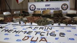 Siirt'te PKK operasyonu: Ahırda mühimmat ele geçirildi