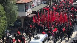 Hatay'da Afrin şehitlerine saygı yürüyüşü