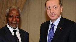 Erdoğan - Kofi Annan görüşmesi