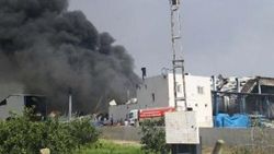 Mersin'de fabrika yangını