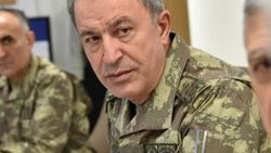 Hulusi Akar'dan NATO komutanıyla Münbiç görüşmesi