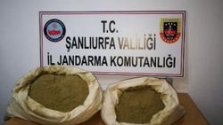 Şanlıurfa'da 25 kilo esrar ele geçti
