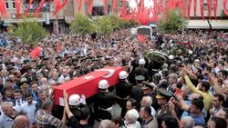 Şırnak şehidine veda