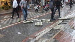 Kütahya'da sağanak etkili oldu