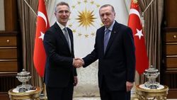 Cumhurbaşkanı, Stoltenberg'le görüştü