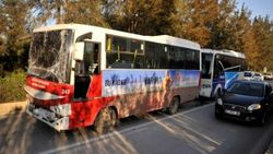 Antalya'da zincirleme kaza