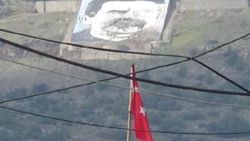 Bülbül bölgesinde Türk bayrakları dalgalanıyor