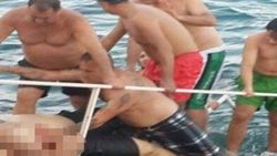 Yüzerken yatın pervanesi çarpan kişi öldü
