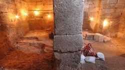 Ahır olarak kullanan alan 1500 yıllık sarnıç çıktı
