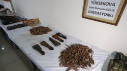 Yüksekova'da PKK'nın silah tamirhanesi bulundu