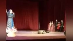 Çeçen dansçı sahnede hayatını kaybetti