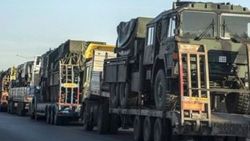 Kilis'e 13 tırlık askeri konvoy gönderildi