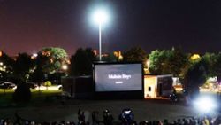 Kurban Bayramı’nda açık havada film keyfi