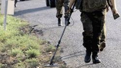 Hakkari'de yola döşenen mayın patlatıldı
