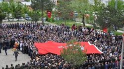 Muş şehidini uğurladı