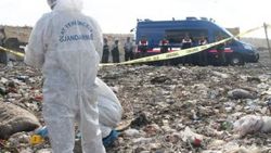 Şile'deki çöp döküm sahasında ceset bulundu