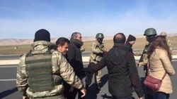 Cizre'ye yürümek isteyen HDP'lilere polis müdahalesi