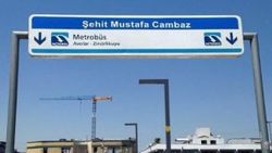 Şehit gazetecinin adı metrobüs durağına verildi