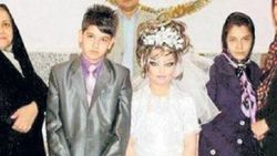 İran'da 14 yaşındaki çocukla 10 yaşındaki kız evlendi