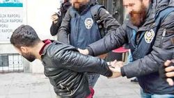 Firari cinayet zanlısı HDP protestosunda yakalandı
