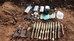 Kars'ta PKK'ya ait mühimmatlar ele geçirildi