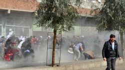Silopi'de izinsiz Nevruz kutlamalarına polis müdahalesi