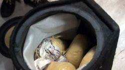 Müzik sistemi kolonu içinden 10 kilo esrar çıktı