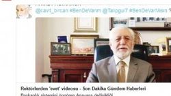 Rektörlerin evet çağrısı rahatsız etti