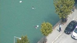 Adana'da su kanalında yüzen çocuklar ailelerine teslim edildi