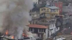 Kahramanmaraş'ta öğrenci yurdunda yangın