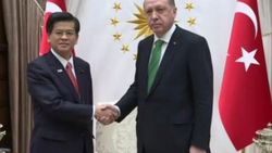 Cumhurbaşkanı Erdoğan Japon Bakanı kabul etti