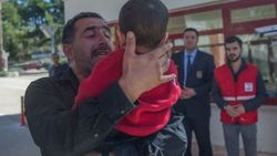 Türkiye-Suriye sınırında ağlatan buluşma