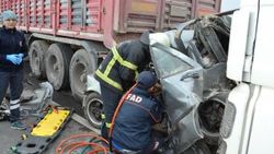 Aksaray'da zincirleme trafik kazası