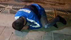 Bursa'da kaza yapan alkollü sürücü hüngür hüngür ağladı