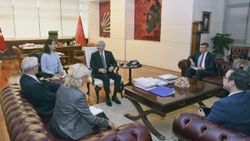Kılıçdaroğlu, Norveç Büyükelçisi ile görüştü