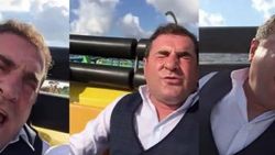 Lunaparkta hız trenine ilk kez binen Karadenizli