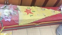 Siirt'te YPG bayrağı sarılı tabut ele geçirildi