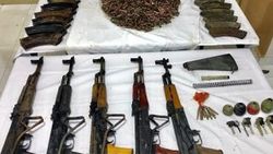Şırnak'ta PKK'nın silah ve el bombaları bulundu