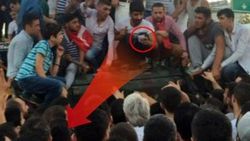 Darbeci asker linçten yazdığı notla da kurtulamadı